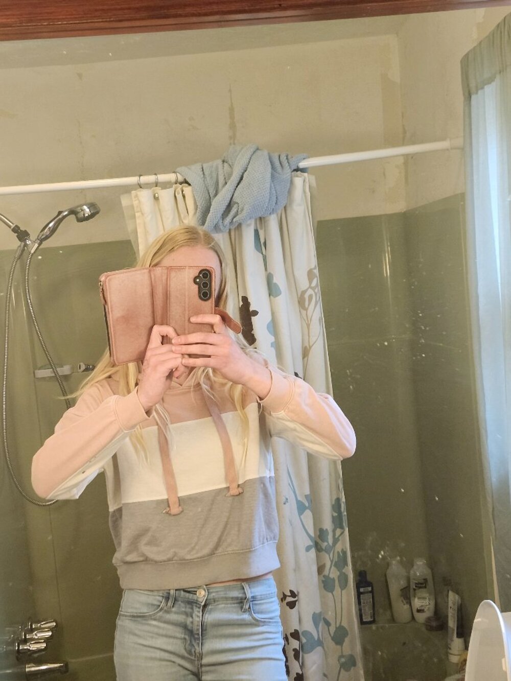 Hippie Rose Tri-Colored Hoodie